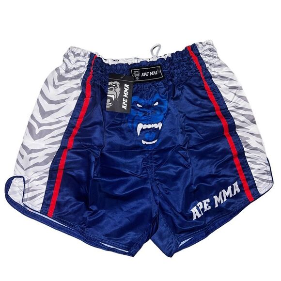 MMA sports shorts Fight Kick Boxing Shorts UFC Cage Fight Retro Grappling L - Picture 5 of 14